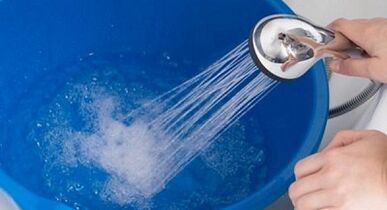 Increase penis with hot water soda
